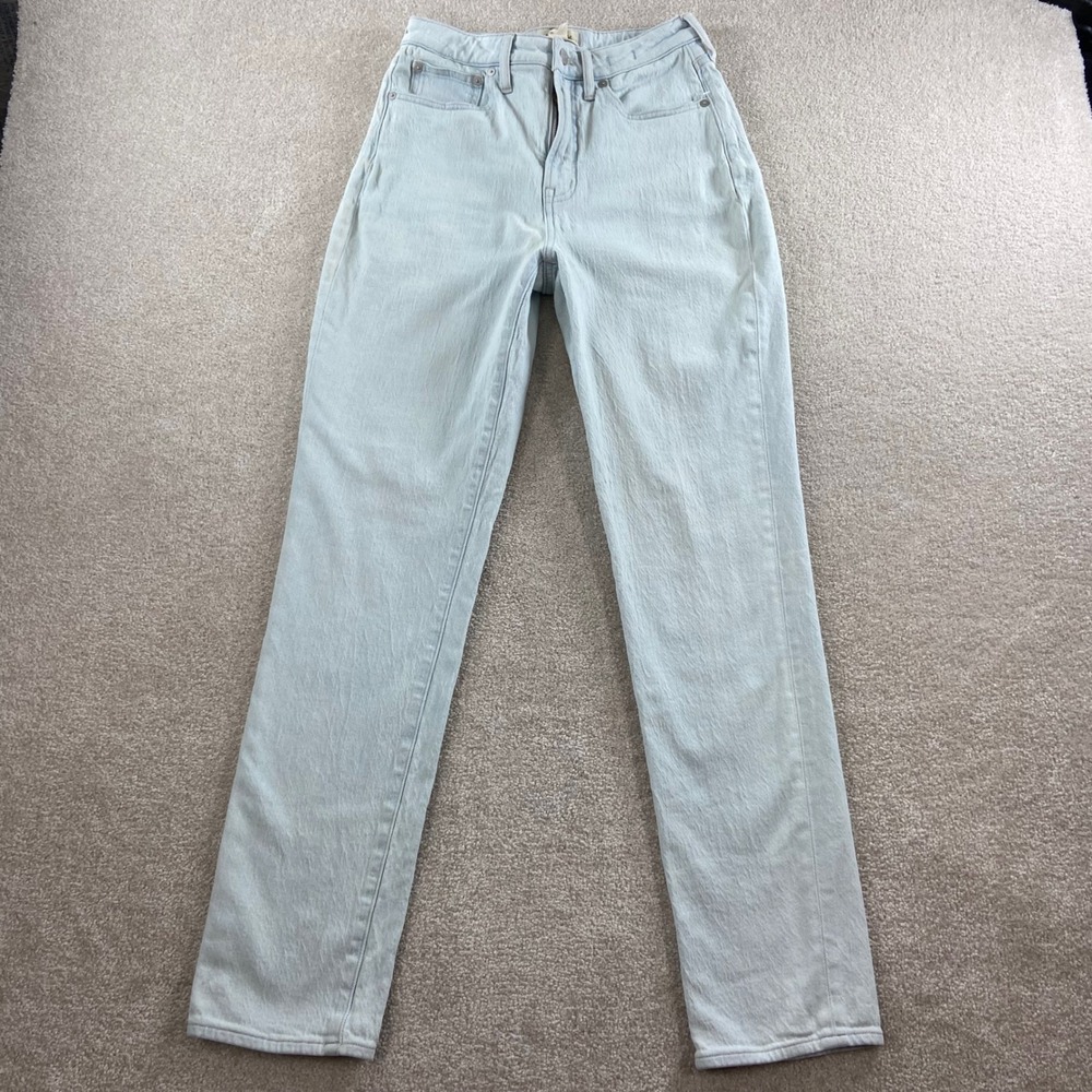 Madewell The Curvy Perfect Vintage Jean Women 27T Light Blue High Rise Tapered
